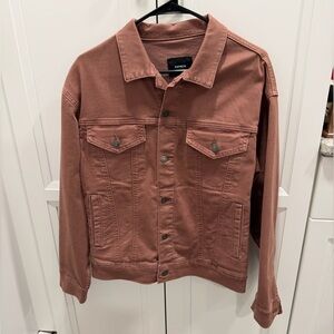 Express mauve denim jacket